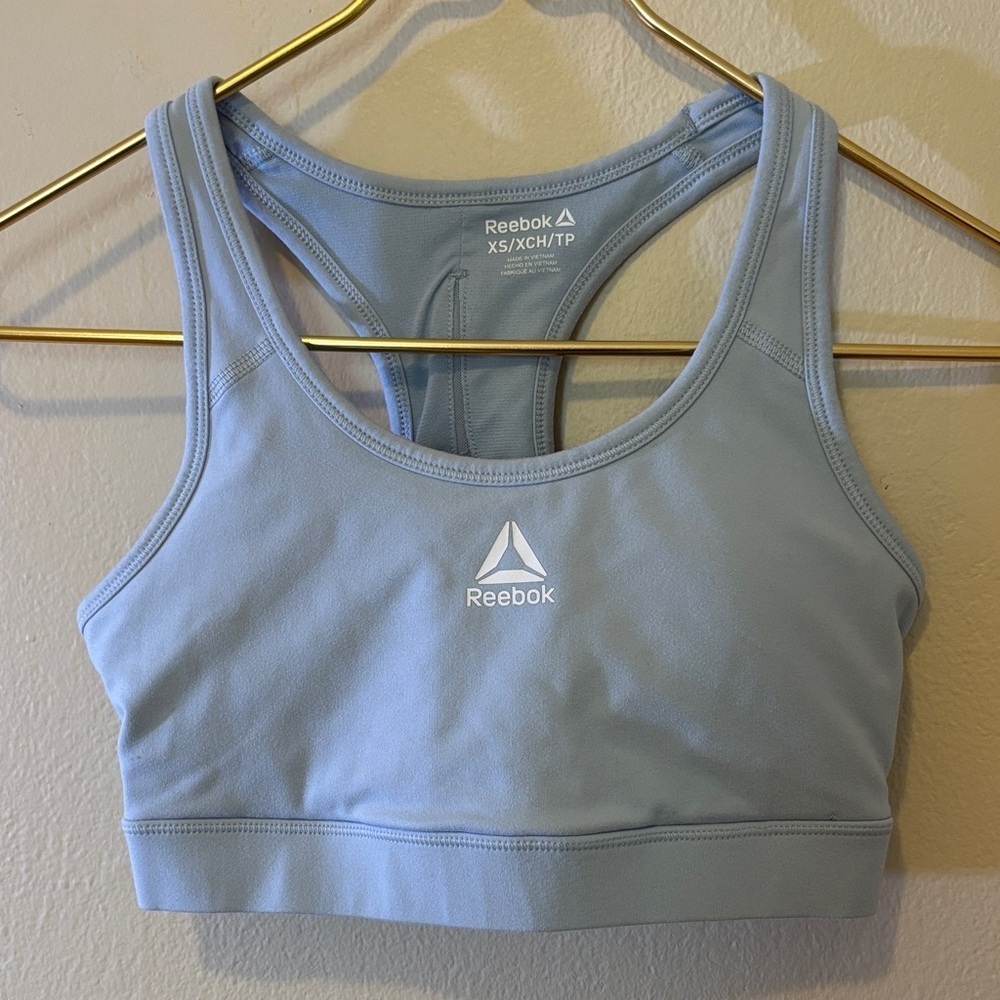 Reebok Women's Light Blue Sports Bra